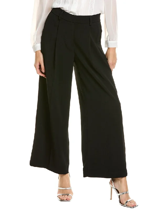 Sweatpants for comfortable loungewear -Adrianna Papell Soft Twill Trouser