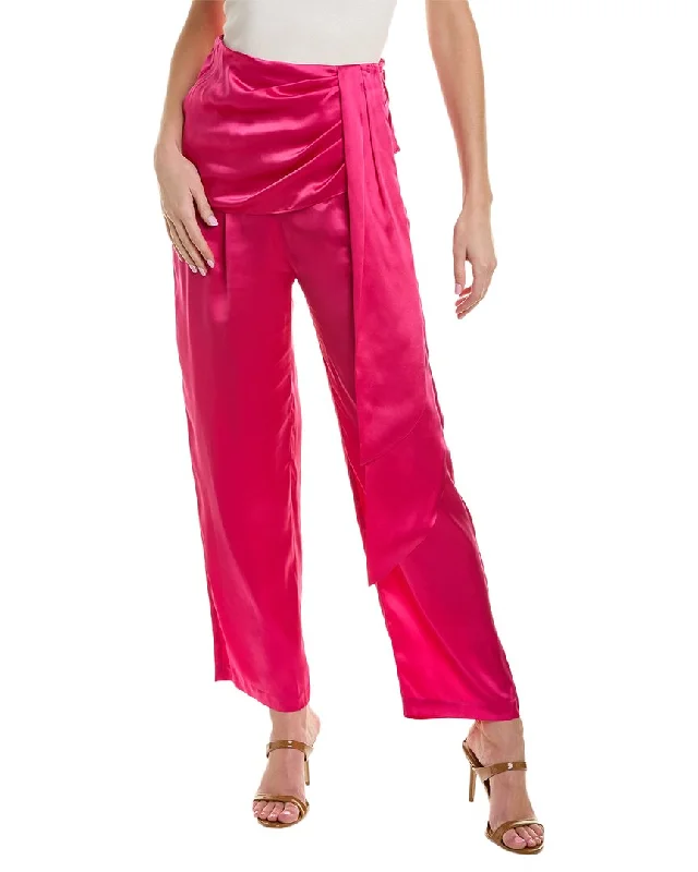 Light pants for warm weather -AIIFOS Maia Silk Pant