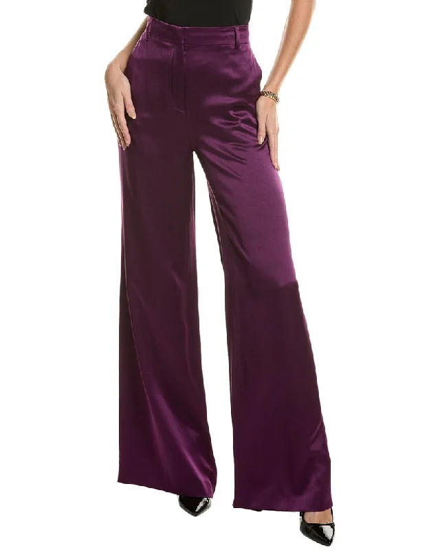 Soft pants for a cozy feel -Alberta Ferretti Silk Trouser