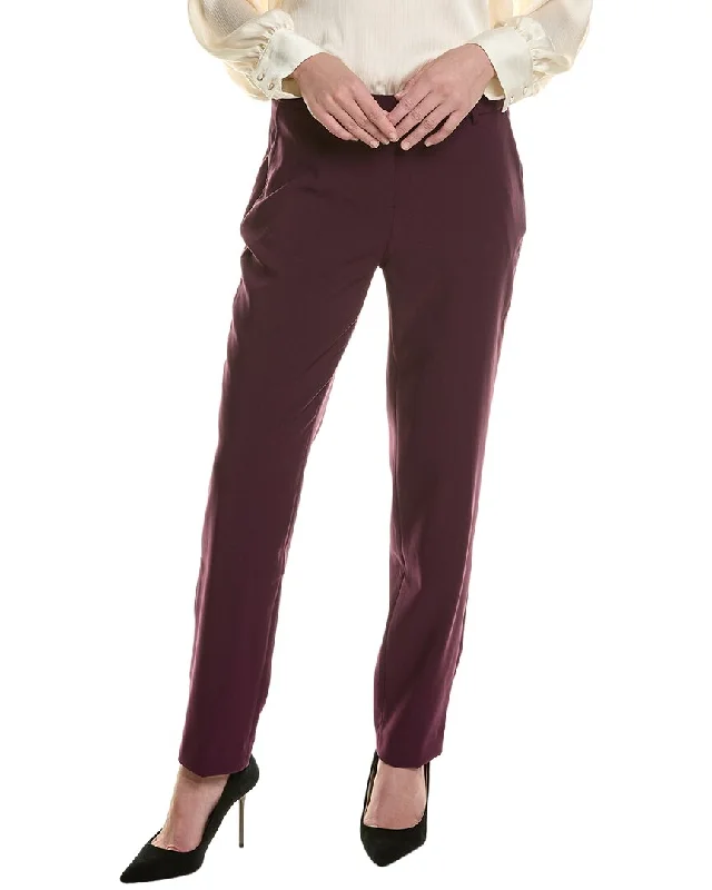 Stretch pants for sports and fitness -Anne Klein Straight Leg Pant