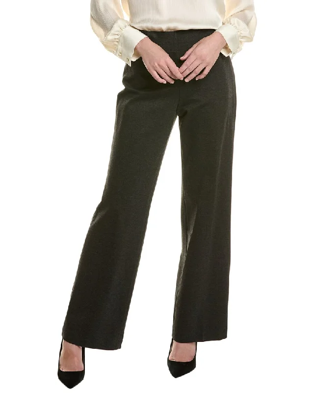 Slim pants for streamlined outfits -Anne Klein Wide Leg Pant