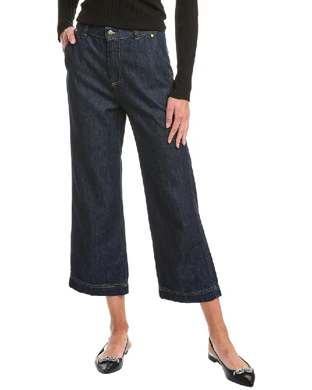 Cotton blend pants for lightweight comfort -ba&sh Brut Straight Jean