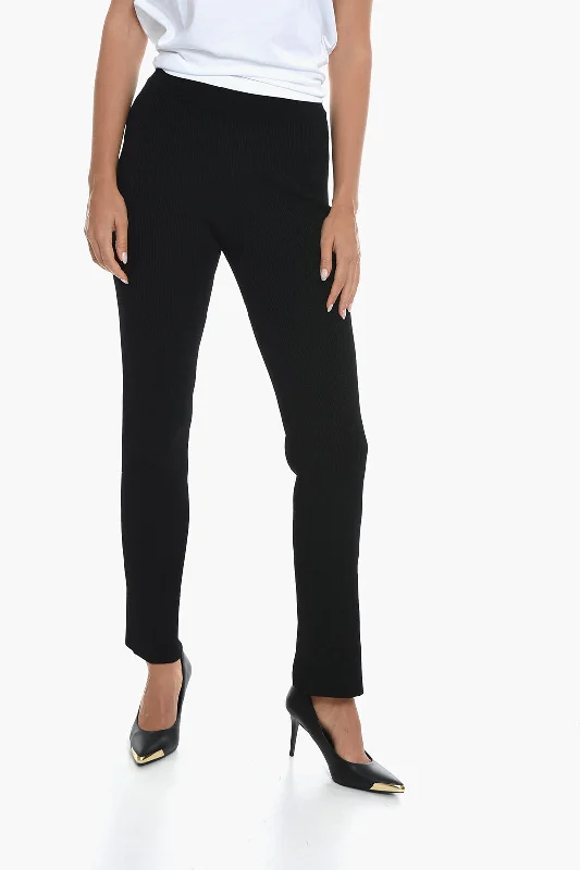 Casual wear pants for easygoing days -Birgitte Herskind VANESSA HONG High-Waisted Ribbed BRIANNA Pants