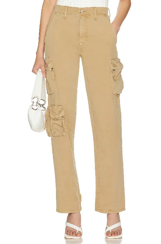 Formal dress trousers for business meetings -Bobbie Utility Pant In Coconut