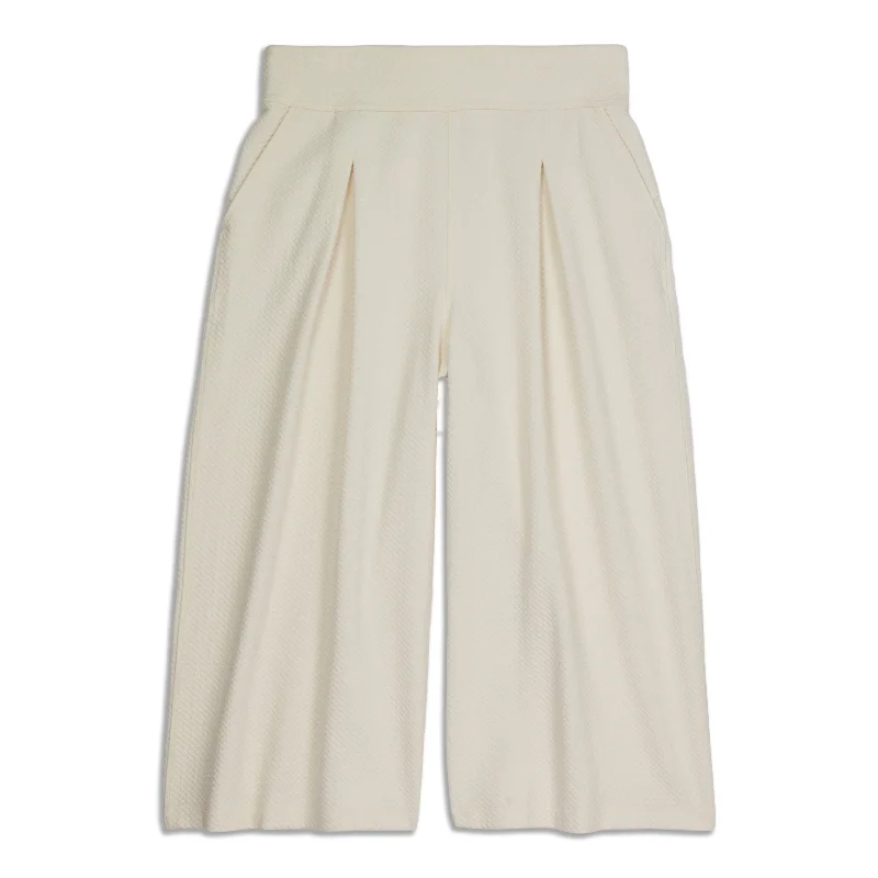 High-waist tailored pants for office outfits -Can You Feel The Pleat Crop - Resale