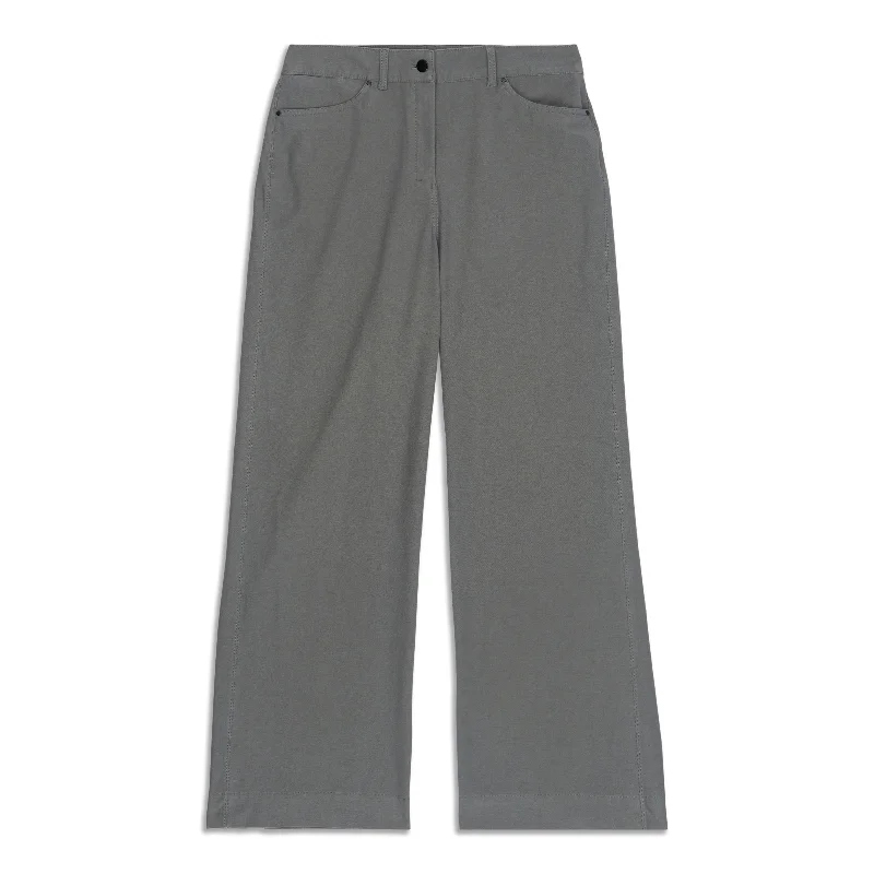 Classic fitted pants for professional wear -City Sleek 5 Pocket High-Rise Wide-Leg Pant Full Length - Resale