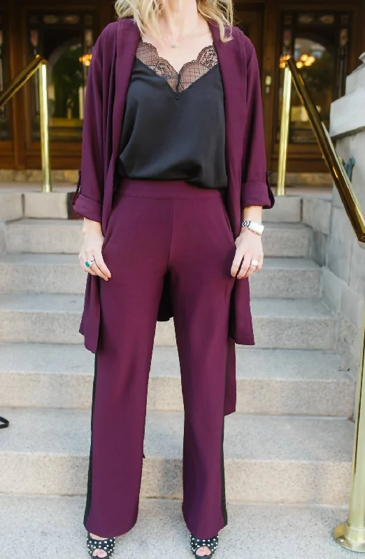 Work pants for long office days -Dorsey Pant In Fig