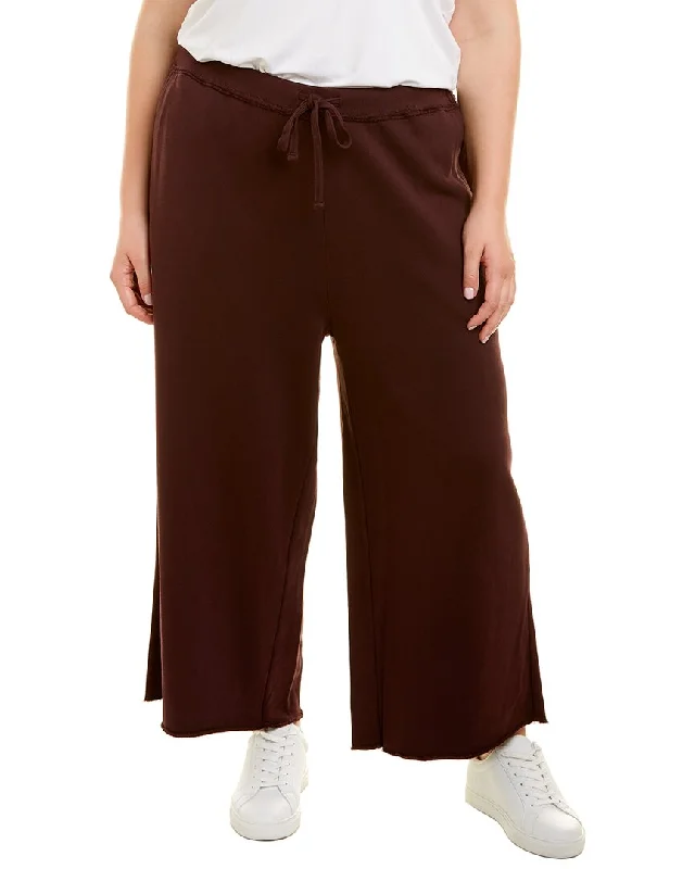 Bootcut pants for a timeless silhouette -EILEEN FISHER Plus French Terry Wide Leg