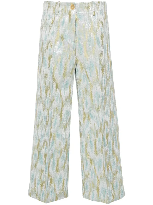 Stylish pants for office attire -Erika Cavallini Semi-Couture Women's Trousers