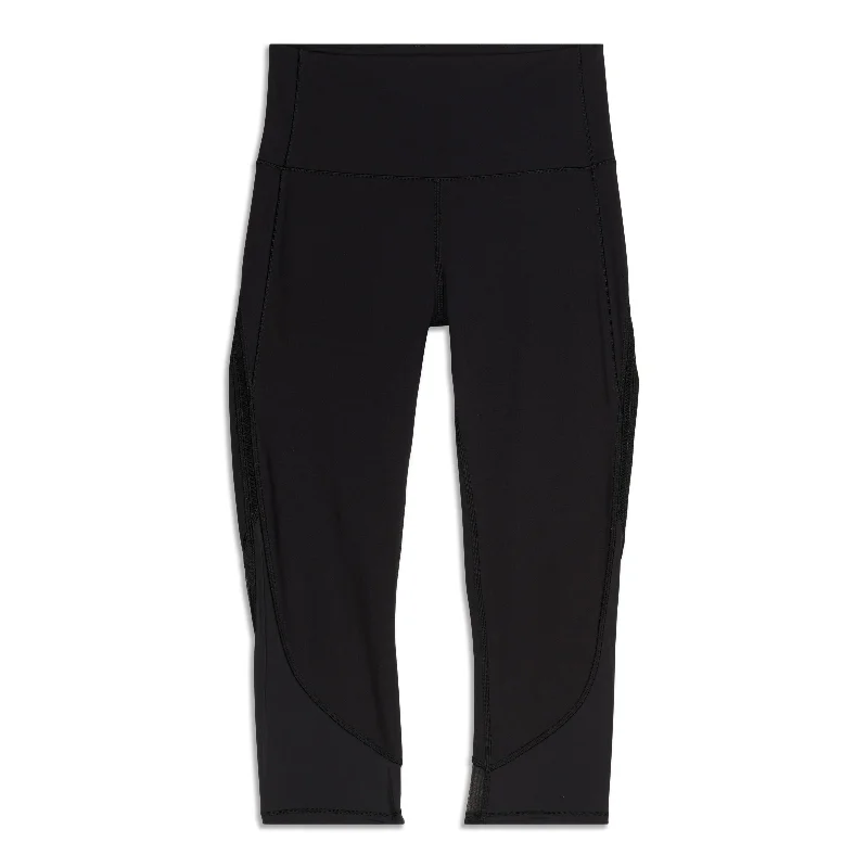 Slim-fit pants for a tailored look -Fresh In Mesh Crop - Resale