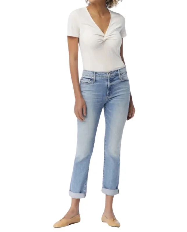 Cargo utility pants for practical fashion -Harper Skinny Boyfriend Jeans In Too Good To Be True