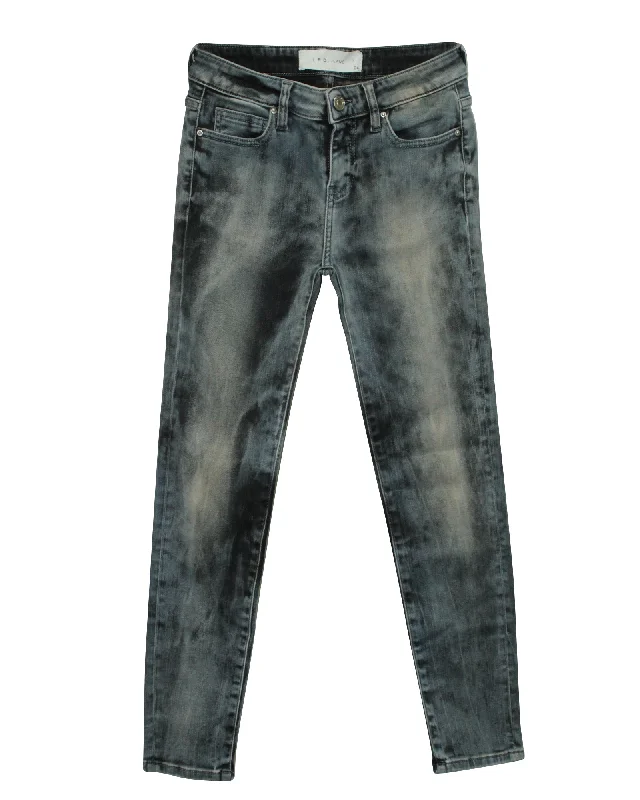 Wide-leg cotton pants for summer fun -Iro Acid-Washed Jeans in Blue Cotton