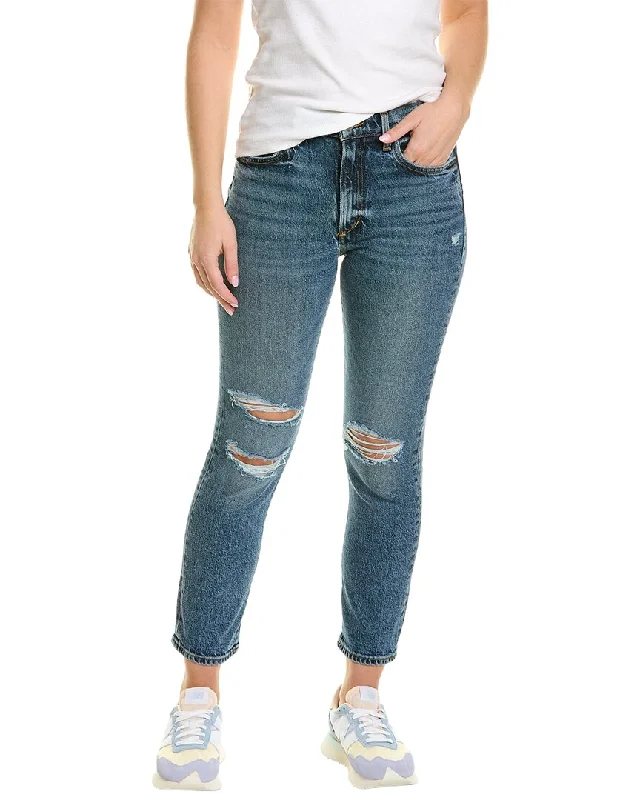 Soft yoga pants for fitness routines -JOE'S Jeans The Luna Focus Crop Jean