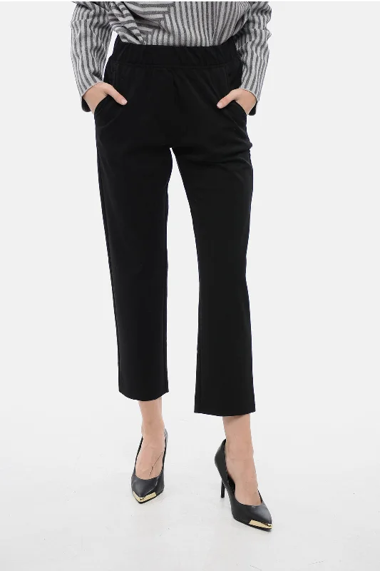 Stretchy pants for working out -Max Mara WEEKEND Waitbanded ELFO Pants