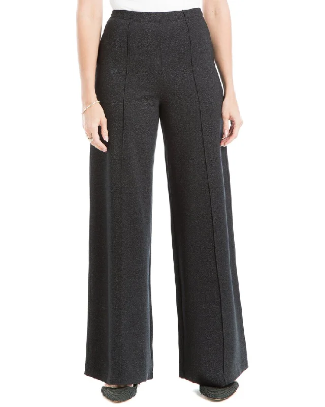 Chino-style pants for preppy looks -Max Studio High Waist Ponte Wide Leg Pant