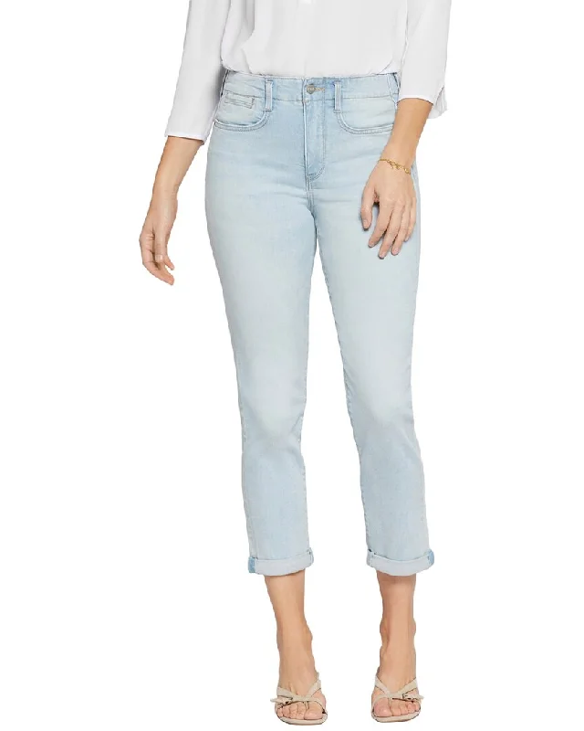 Comfortable drawstring pants for an easy fit -NYDJ High-Rise Hollywood Brightside Girlfriend Jean