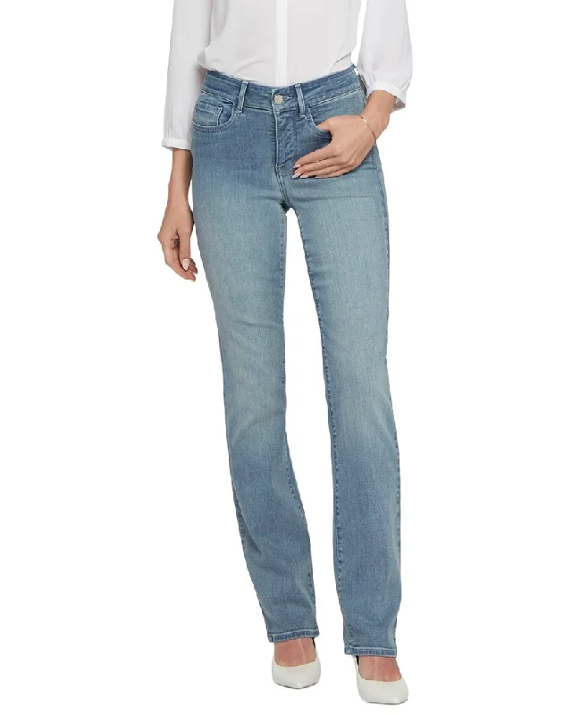 High-rise work pants for professional comfort -NYDJ Marilyn Straight Jean