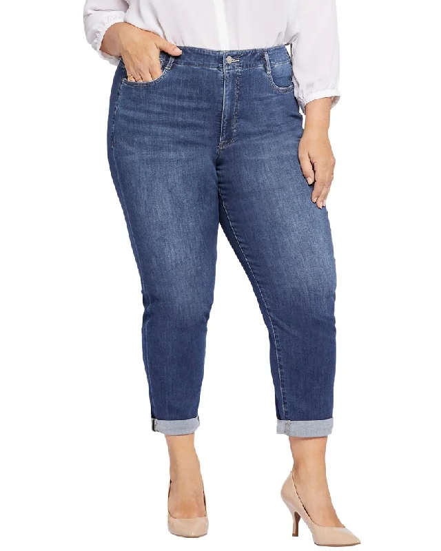 Capri pants for spring and summer -NYDJ Plus Girlfriend High-Rise Skinny Jean