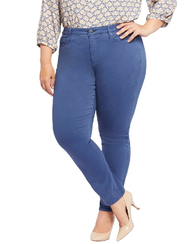 Cargo pants for functional outdoor wear -NYDJ Plus Sheri Deja Blu Slim Jean