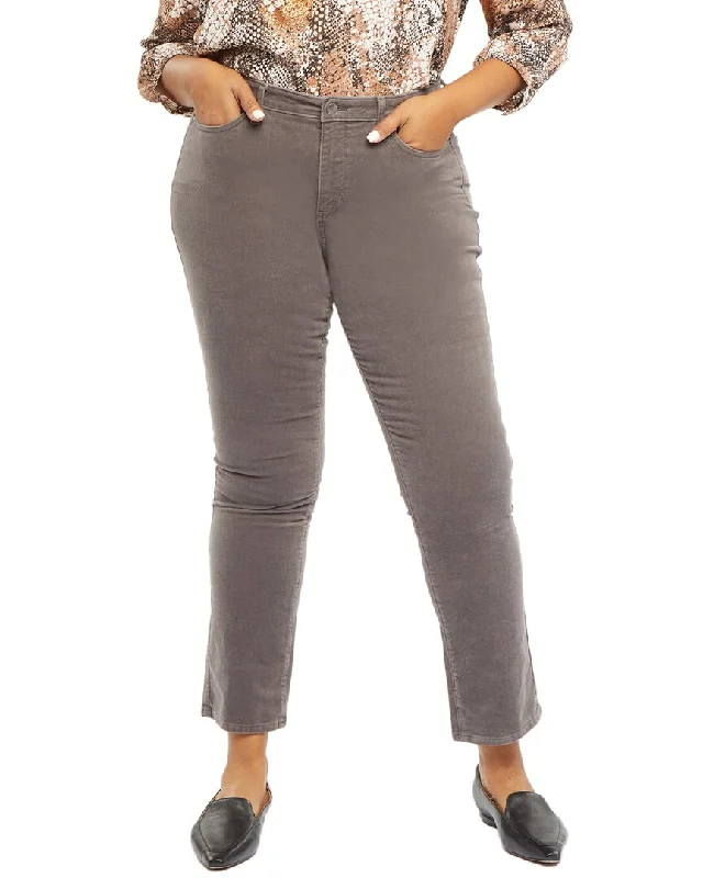 Classic fit pants for a traditional look -NYDJ Plus Sheri Volcanic Glass Slim Jean