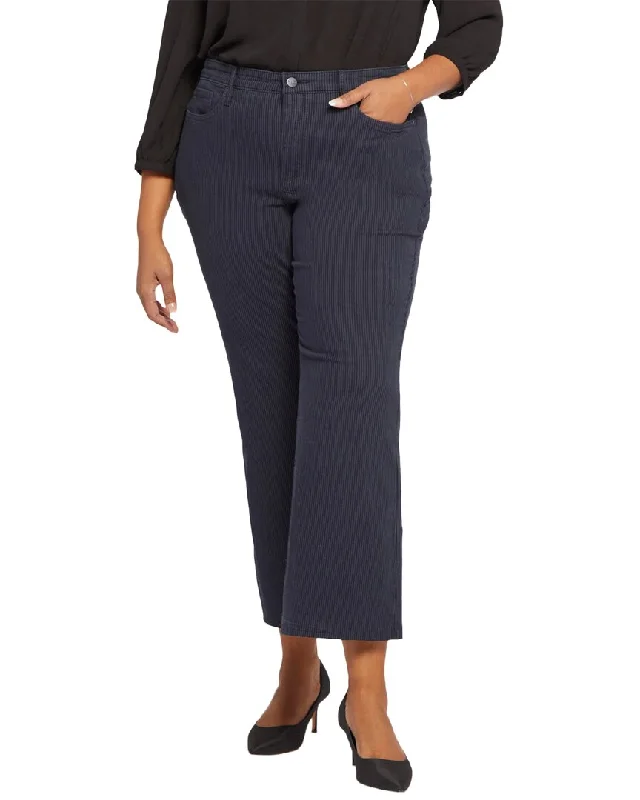 Wide-leg palazzo pants for elegant occasions -NYDJ Relaxed Flare Jean