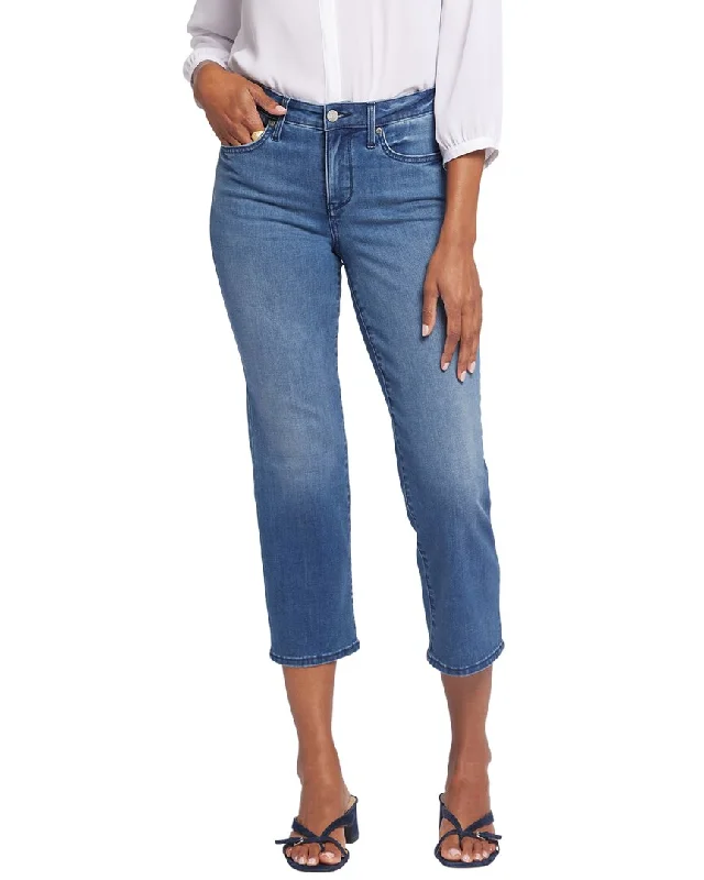 Stretchy pants for a flexible fit -NYDJ Relaxed Piper Crop