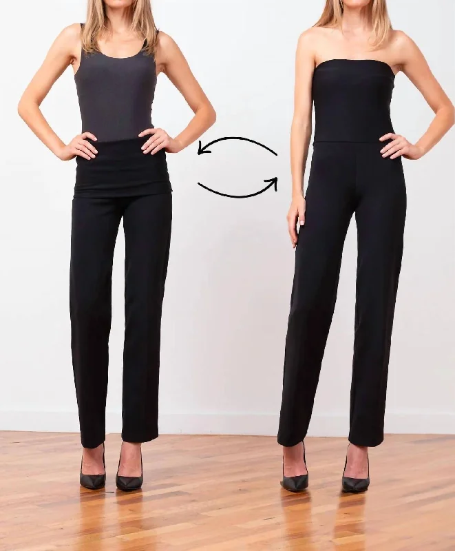 Elegant pants for business casual attire -Oh La La Freedom Pant In Black