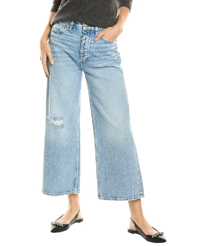 Wide-legged pants for airy comfort -rag & bone Andi High-Rise Malvern Ankle Wide Leg Jean