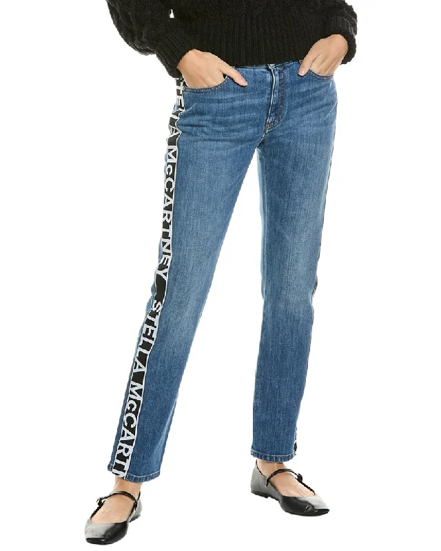 Versatile pants for everyday wear -Stella McCartney The Skinny Sky Blue Boyfriend Jean