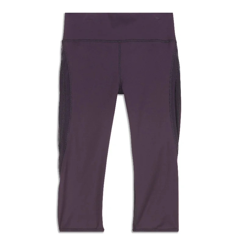 Sporty pants for running and workouts -Sun Setter Crop - Resale