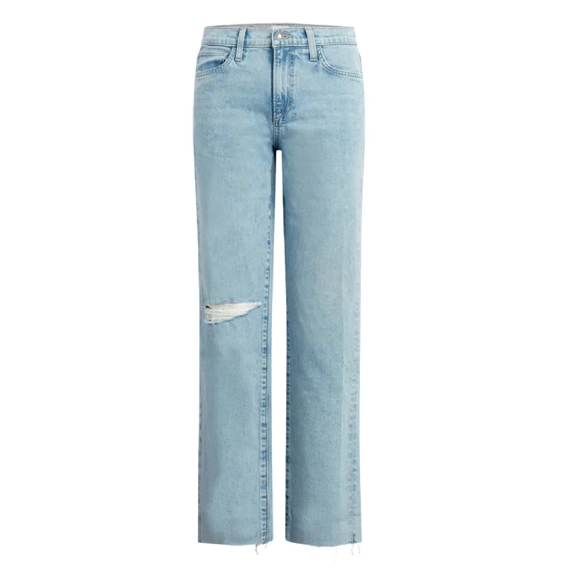 Elegant tapered pants for workwear -The Tommy Mid Ride Boyfriend Jeans In Wildwood