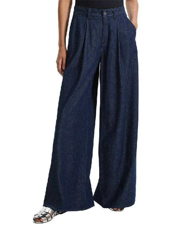 Formal dress trousers for elegant events -Theory Pleated Wide Leg Pant