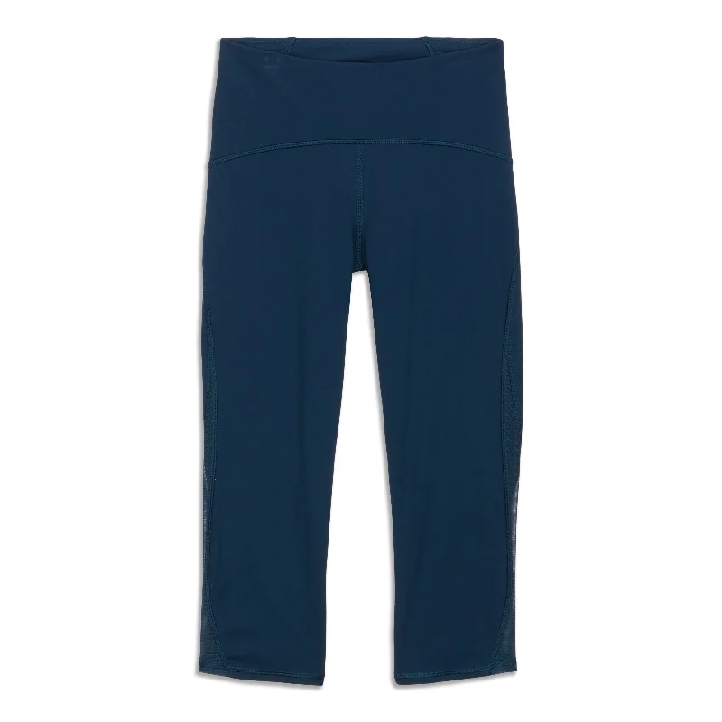 Warm fleece pants for cozy winter days -Train Times Crop - Resale