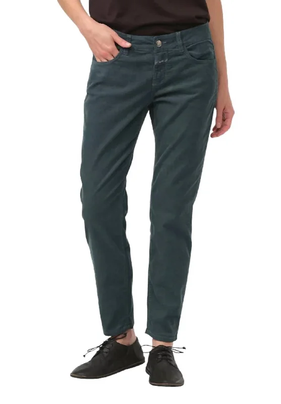 Soft cotton pants for a cool breeze -Women's Baker Jeans In Pini Green