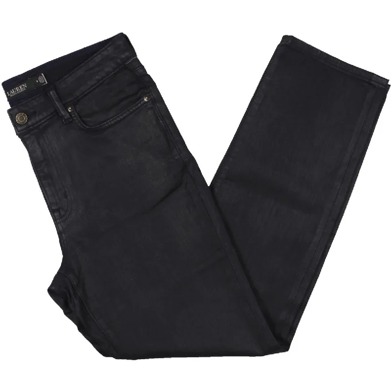 Relaxed cargo pants for daily comfort -Womens Denim Stretch Ankle Jeans