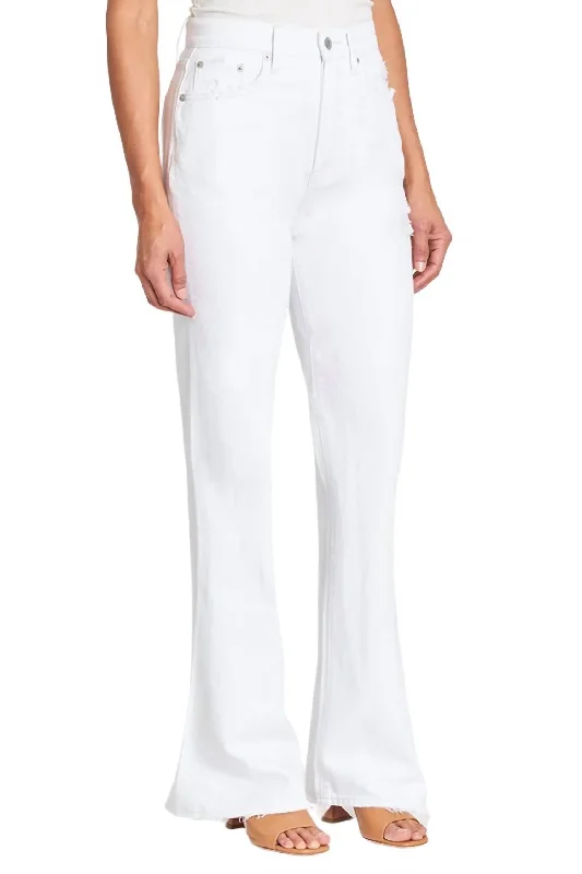 Jogger-style pants for a sporty vibe -Women's Stevie Denim Pants In Polarize